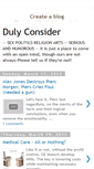 Mobile Screenshot of dulyconsider.blogspot.com