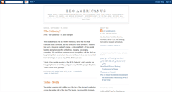 Desktop Screenshot of leoamericanus.blogspot.com