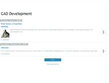 Tablet Screenshot of cadsoftwaredevelopment.blogspot.com