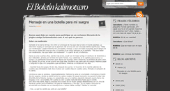 Desktop Screenshot of elboletinkalimotxero.blogspot.com