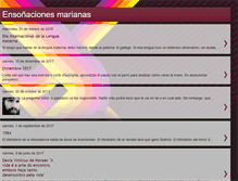 Tablet Screenshot of ensonnacionesmarianas.blogspot.com