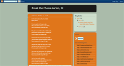Desktop Screenshot of breakthechainsmarion.blogspot.com