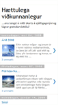 Mobile Screenshot of haettulegavidkunnanlegur.blogspot.com