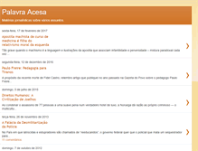 Tablet Screenshot of palavracesa.blogspot.com