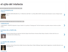 Tablet Screenshot of elojitodelintelecto.blogspot.com