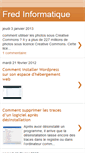 Mobile Screenshot of fred-informatique.blogspot.com