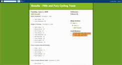 Desktop Screenshot of filthandfurycycling-results.blogspot.com