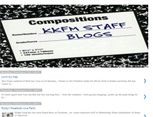 Tablet Screenshot of kkfmcommunityblog.blogspot.com