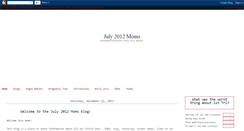 Desktop Screenshot of july2012moms.blogspot.com