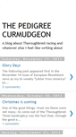 Mobile Screenshot of pedigreecurmudgeon.blogspot.com