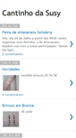 Mobile Screenshot of cantinhodasusy.blogspot.com