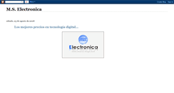 Desktop Screenshot of mselectronica.blogspot.com
