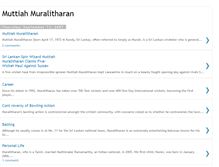 Tablet Screenshot of my-muttiahmuralitharan.blogspot.com