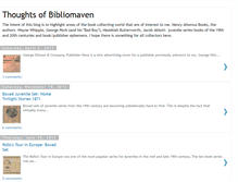 Tablet Screenshot of bookofbibliomaven.blogspot.com