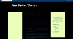 Desktop Screenshot of fastuploadserver.blogspot.com
