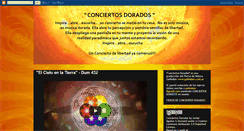 Desktop Screenshot of conciertosdorados.blogspot.com
