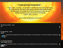 Tablet Screenshot of conciertosdorados.blogspot.com