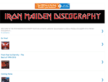 Tablet Screenshot of ironmaidendiscography.blogspot.com