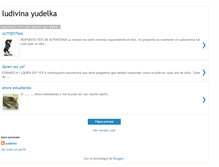 Tablet Screenshot of ludivinayudelka.blogspot.com