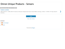 Tablet Screenshot of omron4sensors.blogspot.com