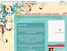 Tablet Screenshot of eu-meumundo-nadamais.blogspot.com
