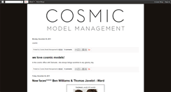 Desktop Screenshot of cosmicmodels.blogspot.com