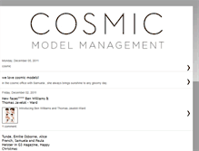 Tablet Screenshot of cosmicmodels.blogspot.com