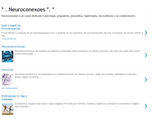 Tablet Screenshot of neuroconexoes.blogspot.com