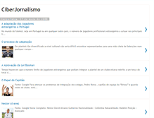 Tablet Screenshot of ciberjornalismo-ines.blogspot.com