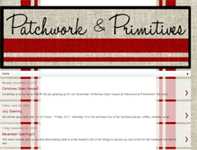 Tablet Screenshot of patchworkandprimitives.blogspot.com