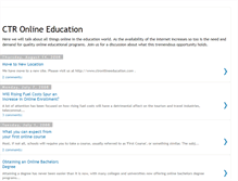 Tablet Screenshot of ctronlineeducation.blogspot.com