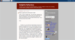 Desktop Screenshot of delightfulreflections.blogspot.com