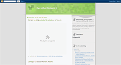 Desktop Screenshot of derechoromano1uc.blogspot.com