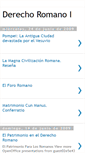 Mobile Screenshot of derechoromano1uc.blogspot.com