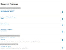 Tablet Screenshot of derechoromano1uc.blogspot.com