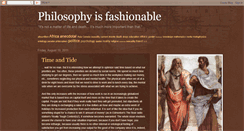 Desktop Screenshot of philosophyisfashionable.blogspot.com
