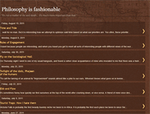Tablet Screenshot of philosophyisfashionable.blogspot.com