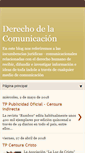 Mobile Screenshot of derechodelacomunicacion.blogspot.com