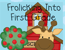 Tablet Screenshot of frog-tasticfirstgrade.blogspot.com