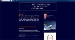 Desktop Screenshot of bellissimosport.blogspot.com