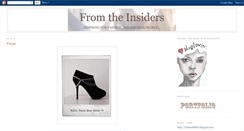 Desktop Screenshot of from-the-insiders.blogspot.com