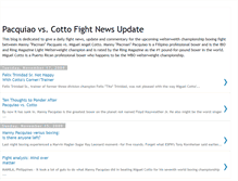 Tablet Screenshot of pacquiao-vs-cotto-fightnewsupdate.blogspot.com