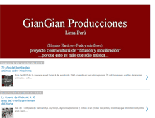 Tablet Screenshot of giangianproducciones.blogspot.com