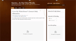 Desktop Screenshot of inourownwords.blogspot.com
