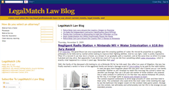 Desktop Screenshot of legalmatchlawblog.blogspot.com