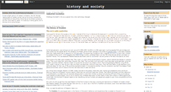 Desktop Screenshot of historyandsociety.blogspot.com