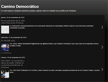 Tablet Screenshot of caminodemocratico.blogspot.com