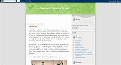 Desktop Screenshot of basementfinishing.blogspot.com