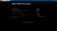 Desktop Screenshot of mag-arquitectura.blogspot.com