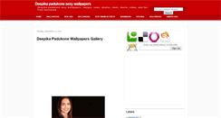 Desktop Screenshot of deepikaswallpapers.blogspot.com